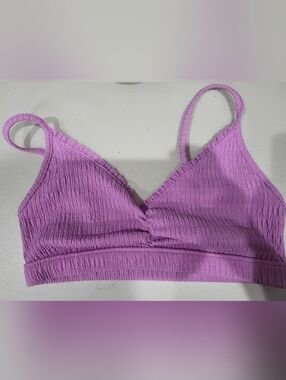 American Eagle Outfitters Lilac Textured Bralette- Size small